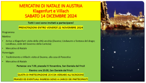 Visita ai MERCATINI DI NATALE IN AUSTRIA