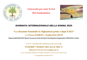 GIORNATA INTERNAZIONALE DELLA DONNA 2025