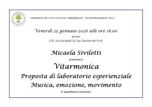 VItarmonica - Incontro con MICAELA SIVILOTTI